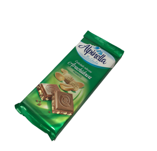 

Шоколад "Alpinella"(Альпинелла молочный шоколад с арахисом) 100г