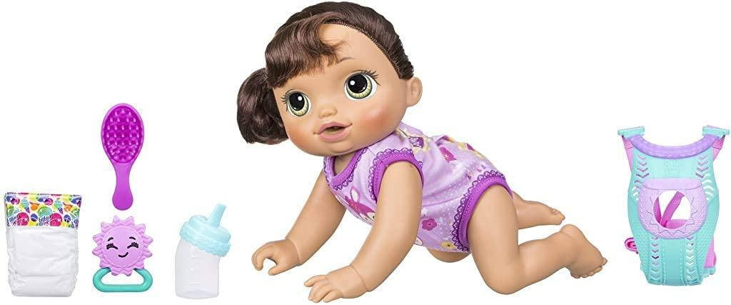 

Интерактивная кукла Ползающий пупс Baby Alive Baby Go Bye Bye