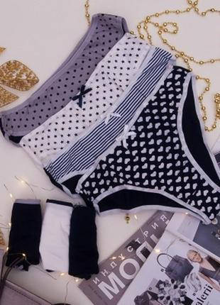 

Трусы женские хлопковые недельки Nicoletta 7 шт. р. M, L, 2XL L