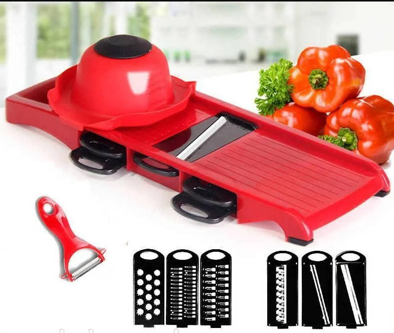 

Овощерезка терка шинковка слайсер 8 предметов мандолина 8 in 1 Mandoline Slicer 152592