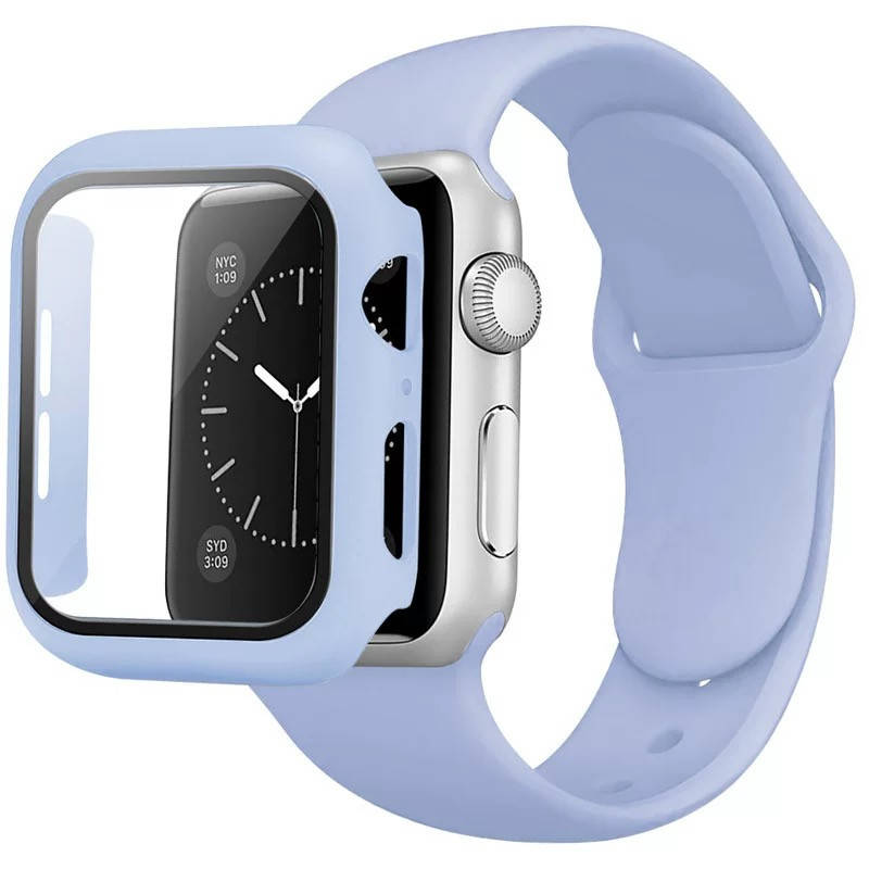 

Защитный чехол + ремешок для Apple Watch, 40 мм Baby Blue голубой