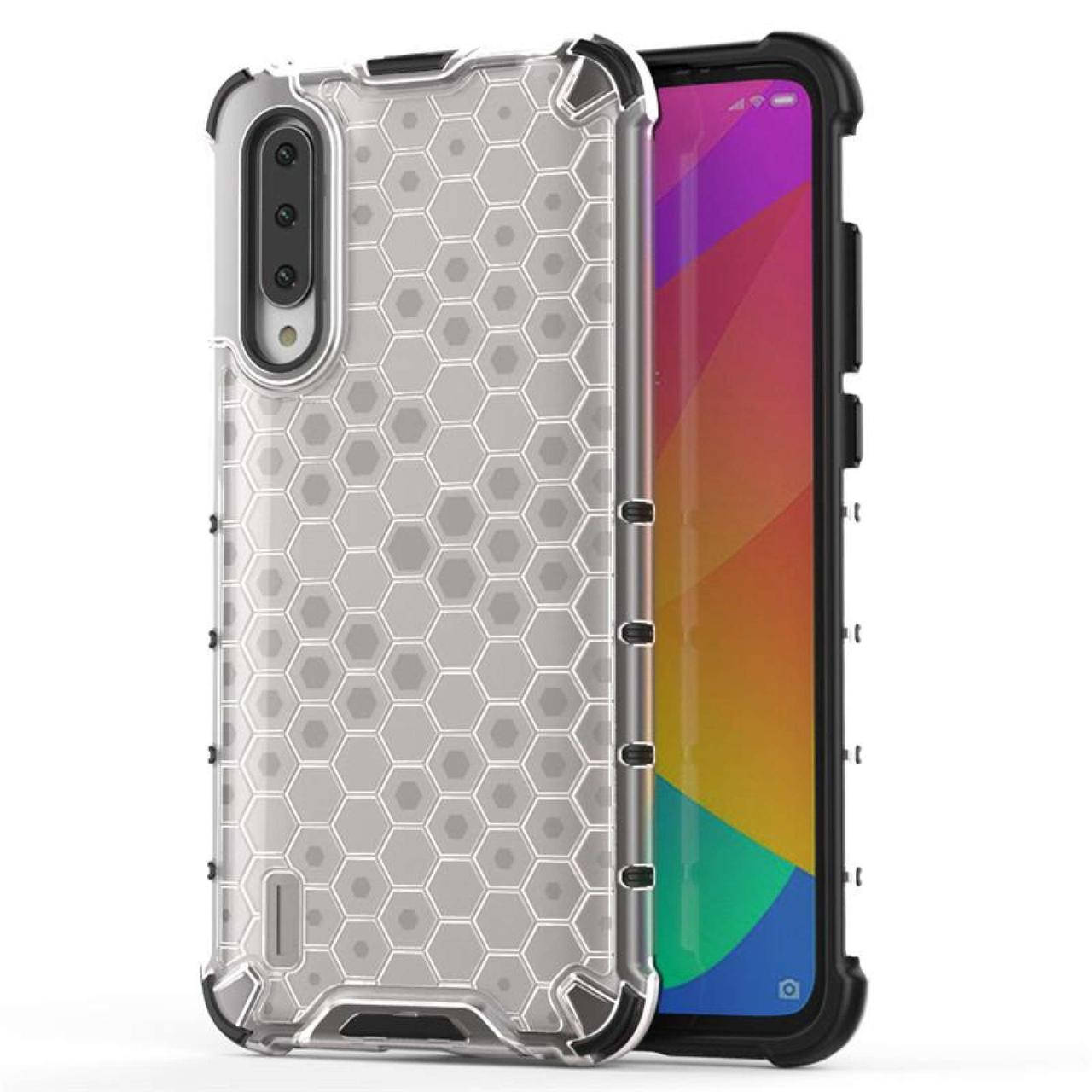 

Ударопрочный Чехол Honeycomb для Xiaomi Mi A3 (CC9e), Прозрачный