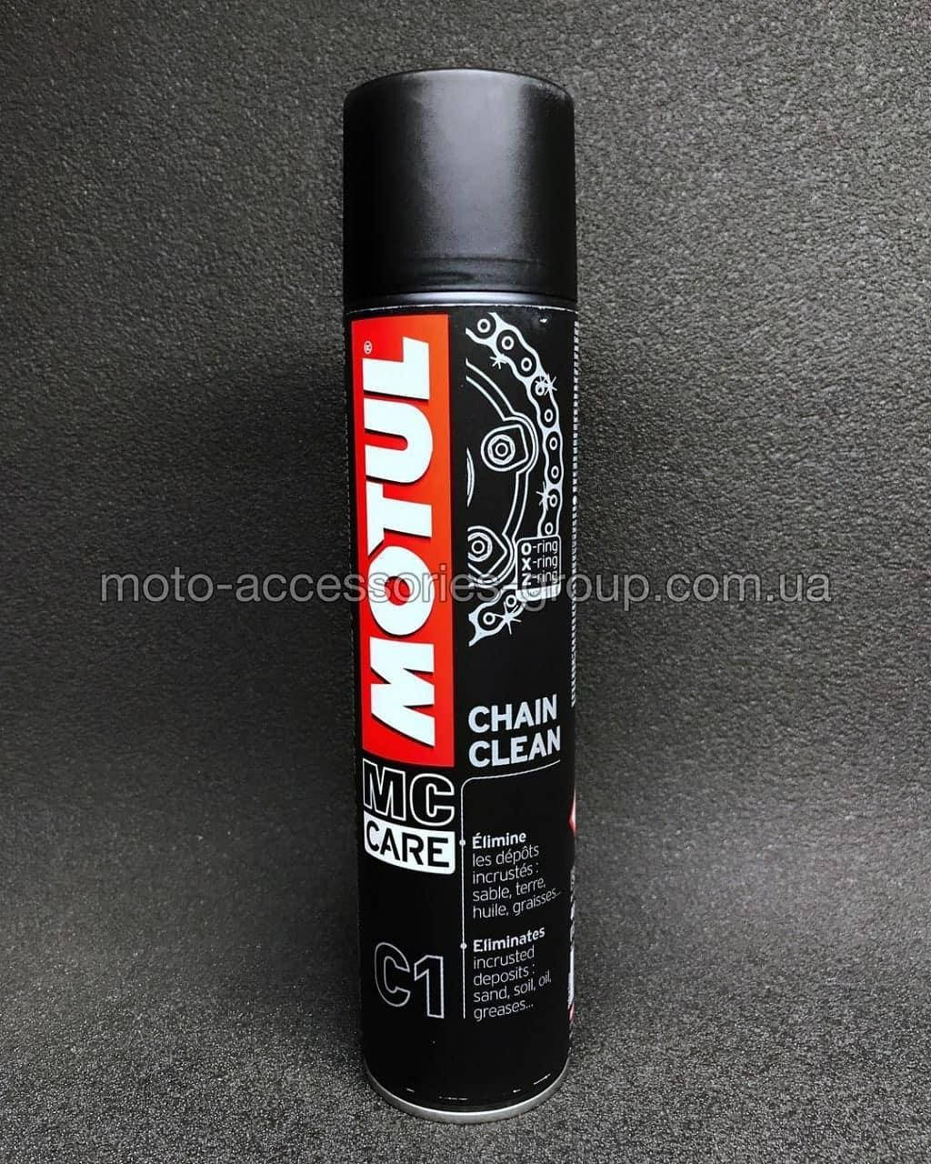 

Очиститель цепи Motul 400мл (аэрозоль) (C1 Chain Clean)