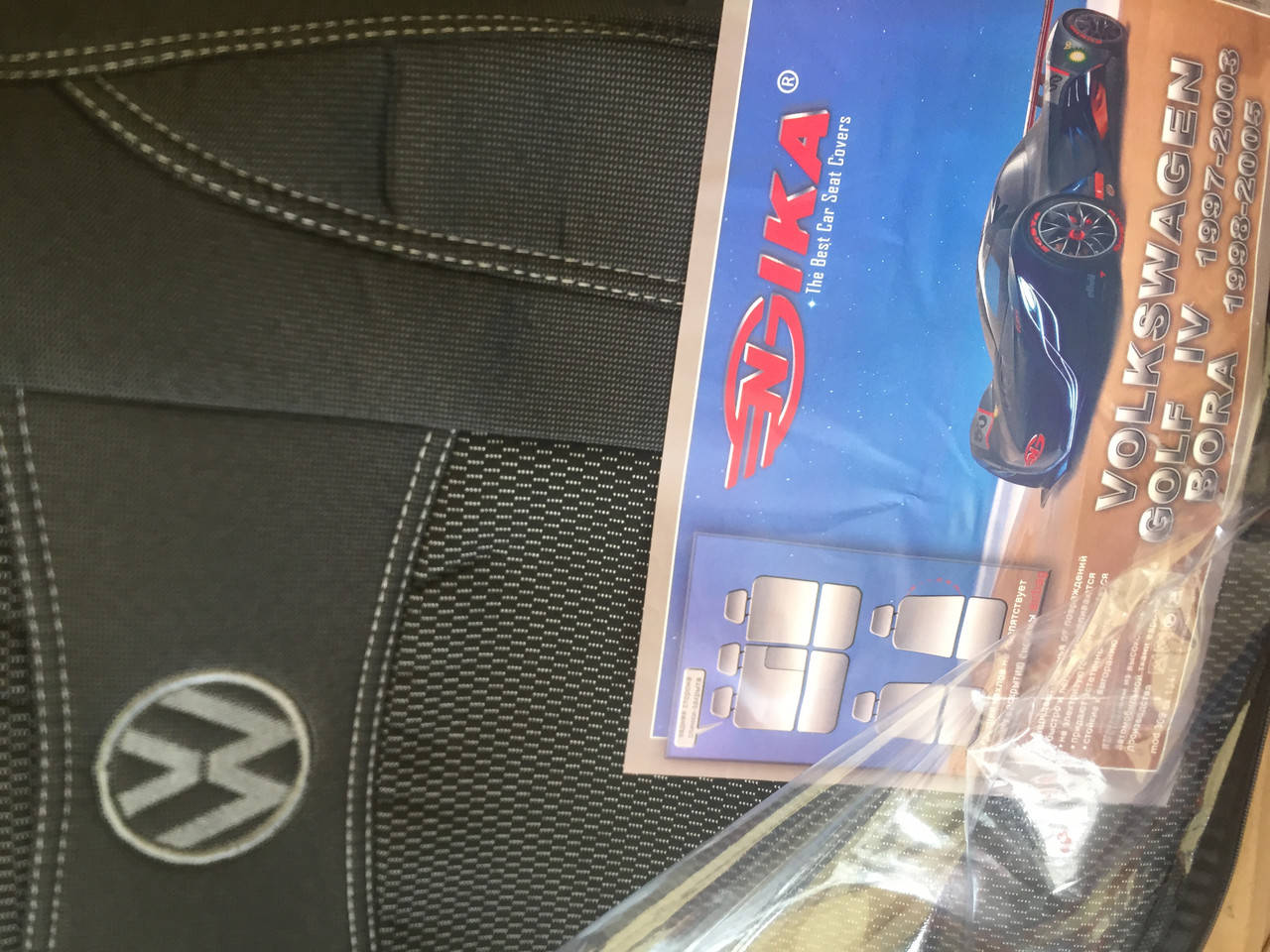 

Авточехлы Nika на Volkswagen Golf IV (1997-2003)/Bora (1998-2005) - Чехлы