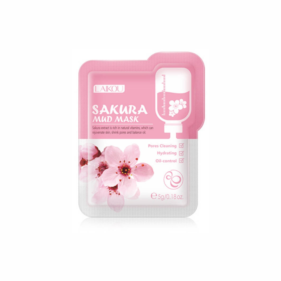 

Очищающая маска для лица с экстрактом сакуры Laikou Sakura Mud Mask