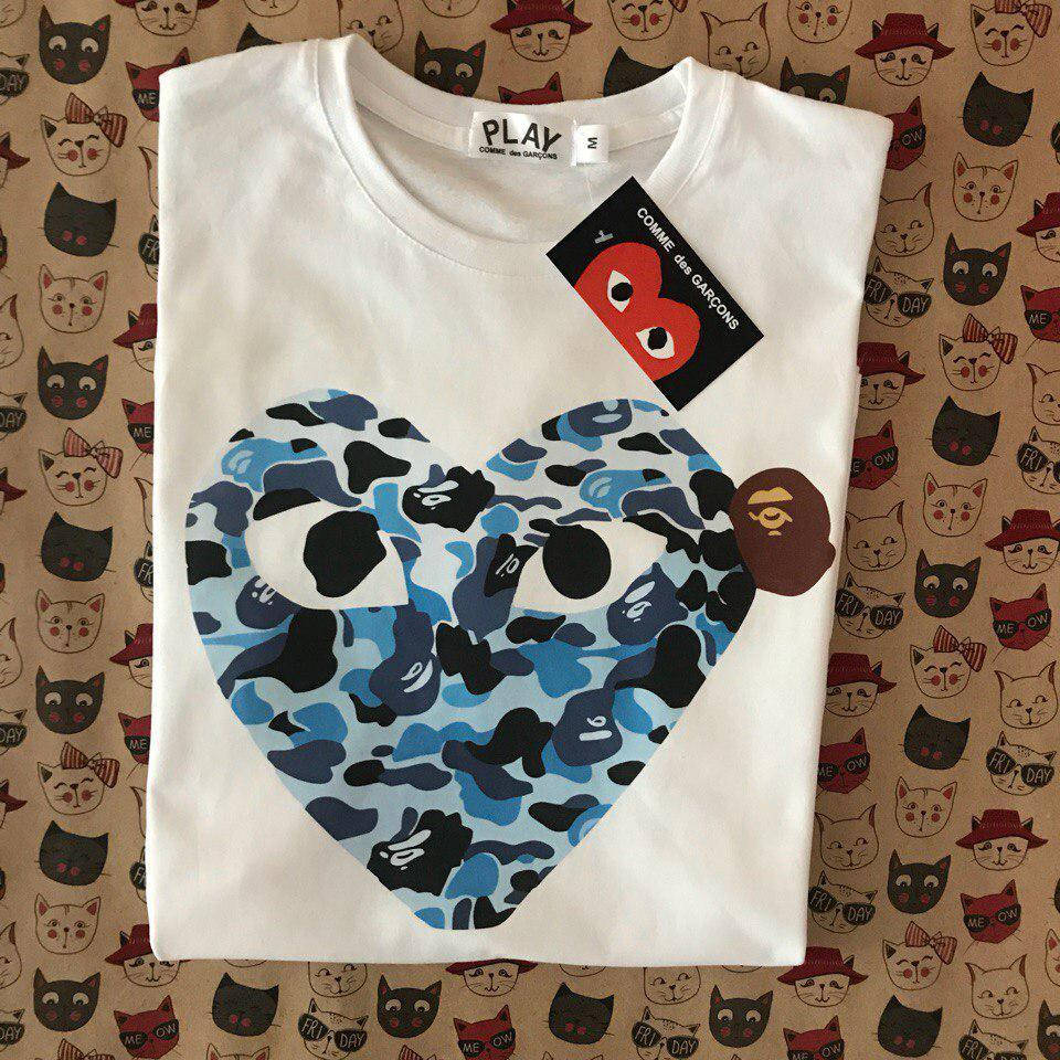 

Футболка Bape x Comme des Garcons • Топ