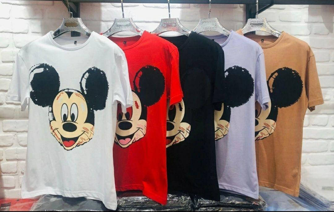 

Футболки женские Микки маус двойной принт