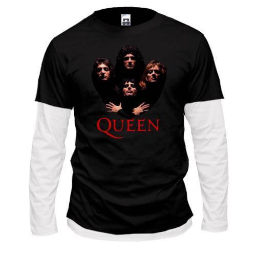 

Лонгслив комби Queen Band