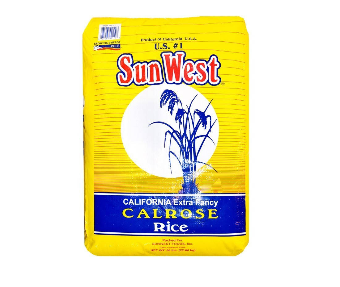 

Рис для суши "Sun West" 22,68 кг