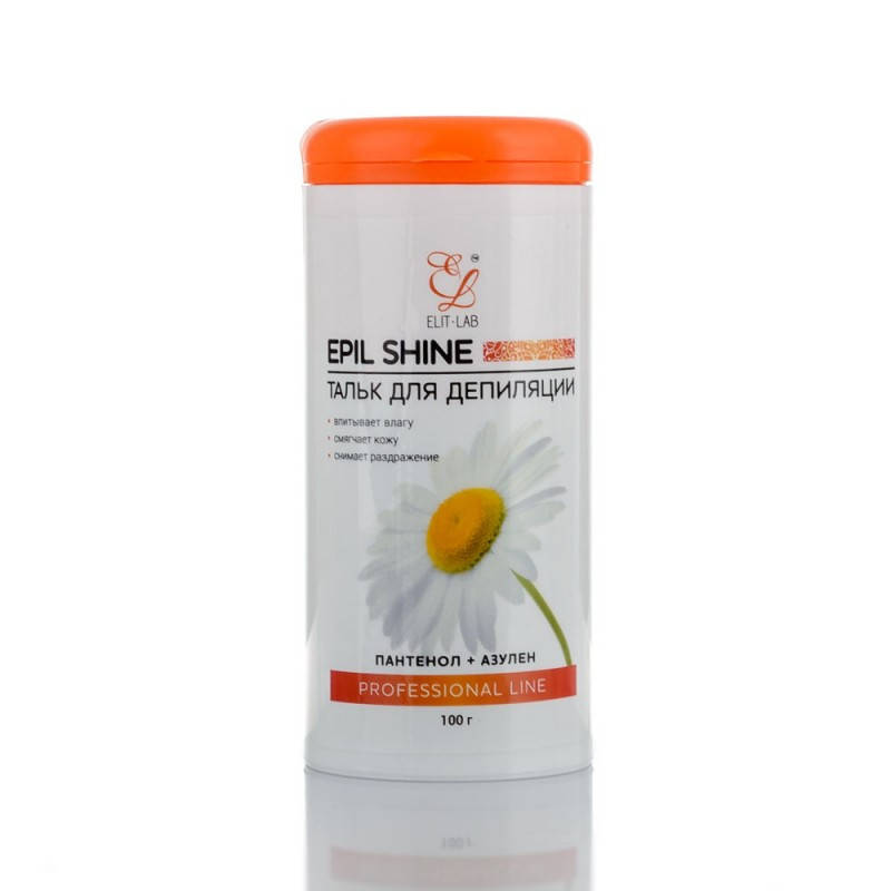 

Тальк для депиляции с азуленом , банка 100г