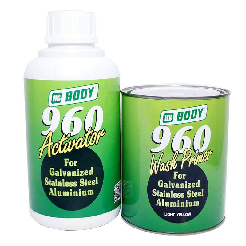 

HB BODY 960 Wash Primer 2К Кислотный грунт, комплект 1 л. 1:1