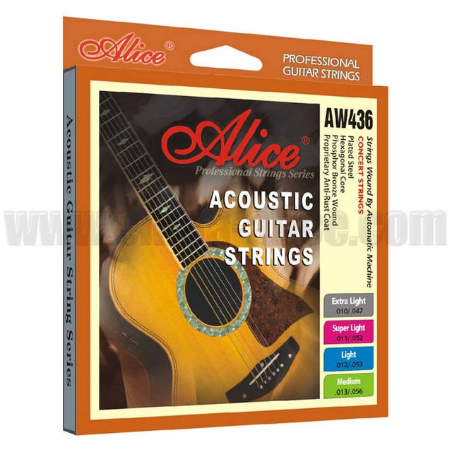 

Струны для акустической гитары Alice AW436ХL фосфорная бронза (10-47)