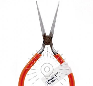 

Длинногубцы с длинными губками LEMANSO 5" LTL20046 оранжевые