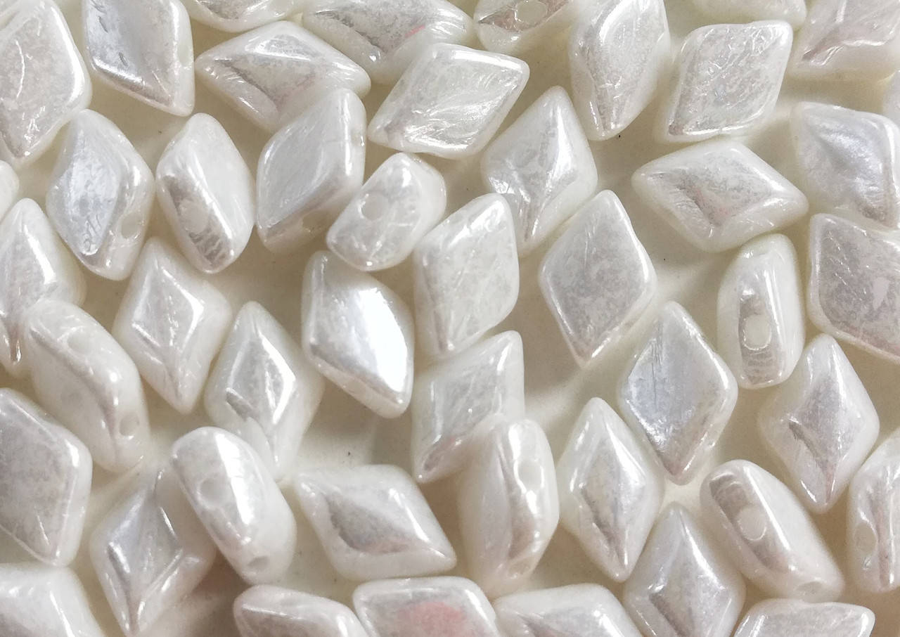 

GemDuo 8x5mm Chalk Luster