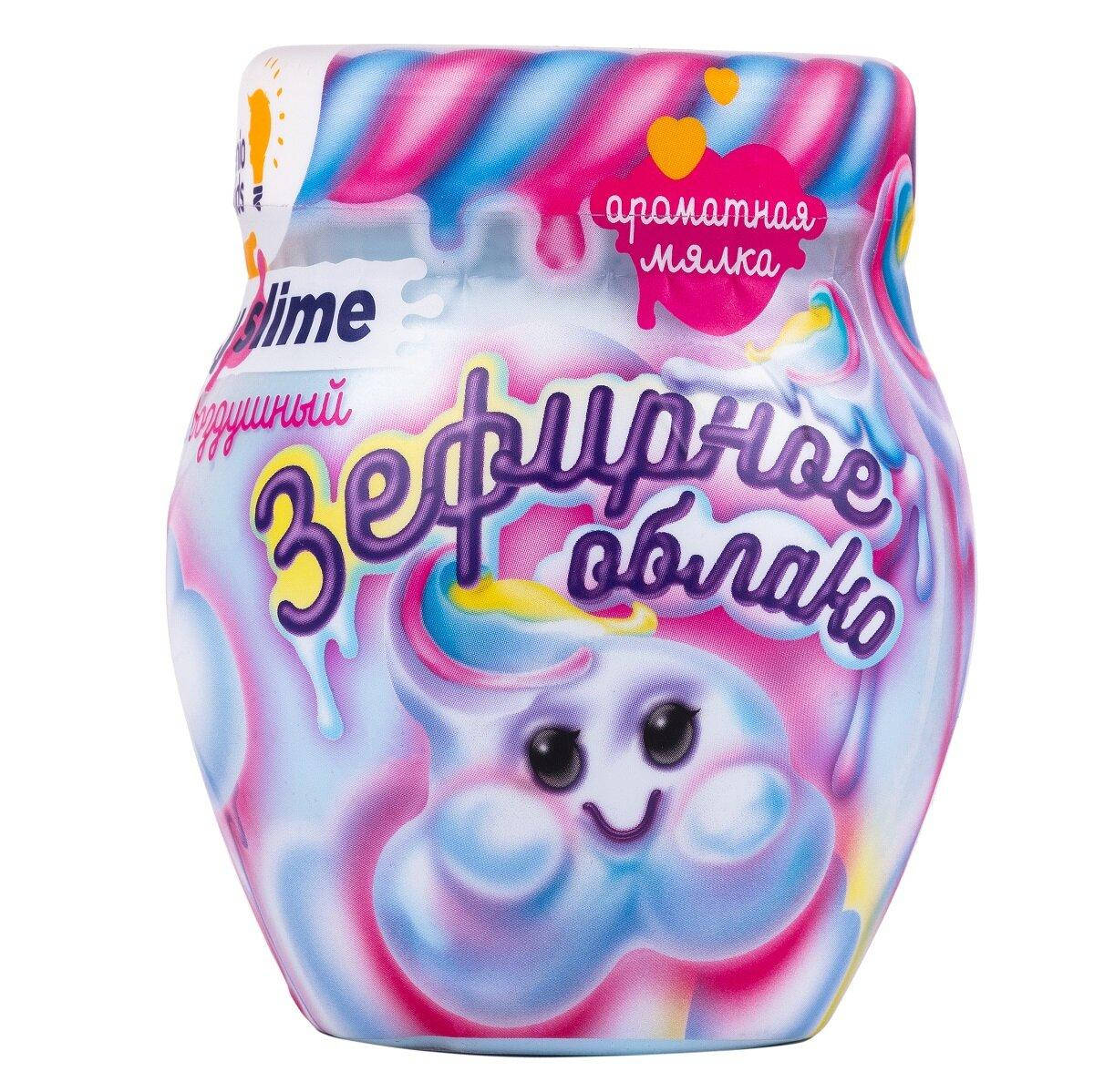 

Слайм "Зефирное облако" в банке, голубой, 140г - Genio Kids (SLI12-3)