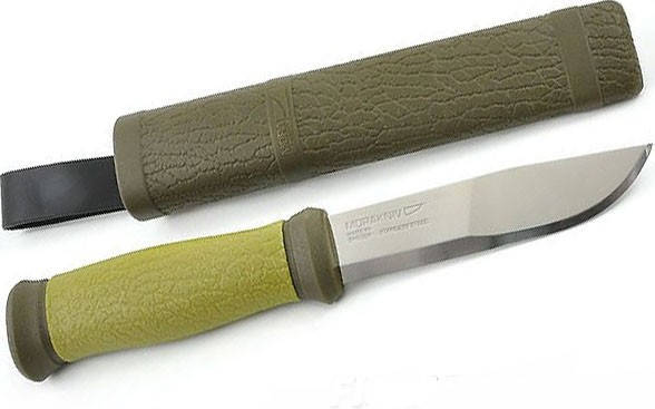 

Усиленный Туристический Нож с чехлом Morakniv (Мора) "Outdoor 2000" (10629) Нержавеющая сталь, Зелёный