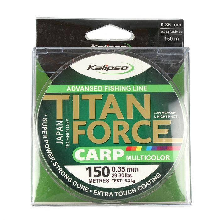

Леска Kalipso Titan Force Carp MC 150м 0.30мм, Разные цвета
