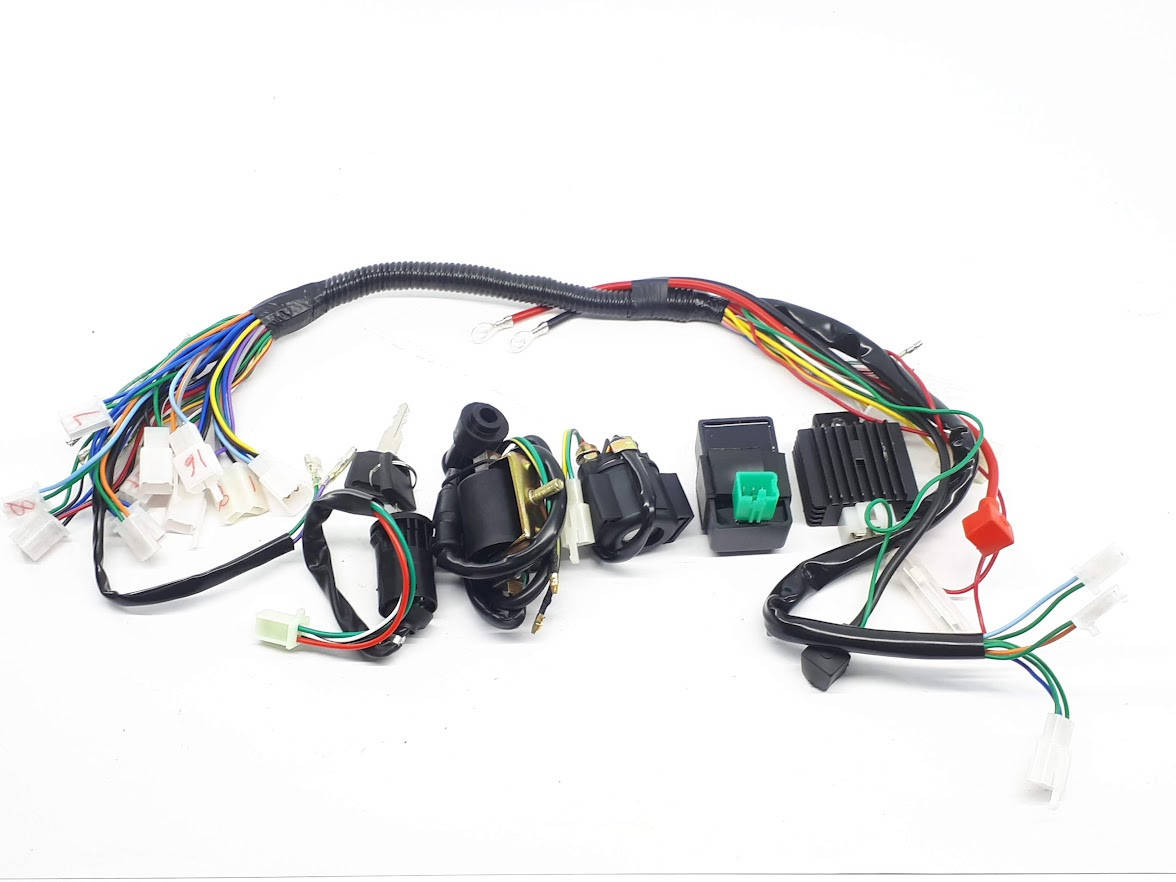 

Проводка для квадроцикла ATV 110-125 куб.см в сборе с реле замком