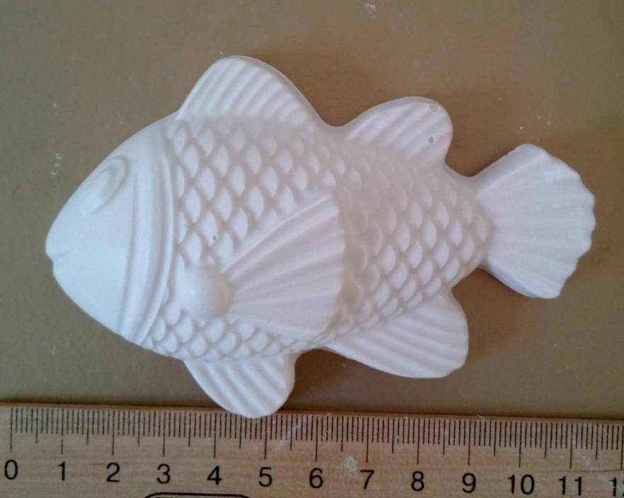 

Гипсовая фигурка заготовка для раскрашивания. Барельеф. Рыбка