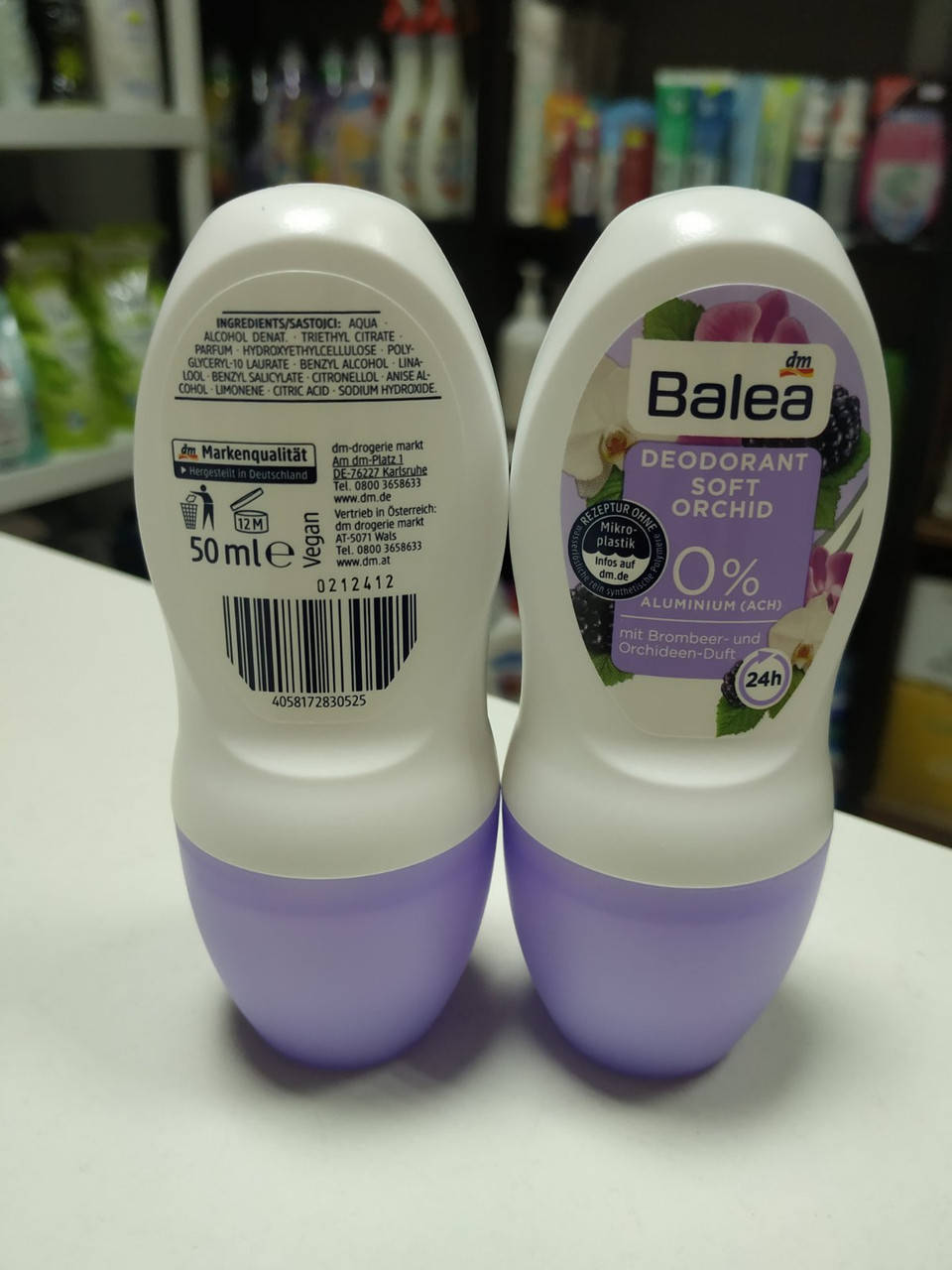 

Шариковый дезодорант BALEA Soft Orchid 50 ml. Германия