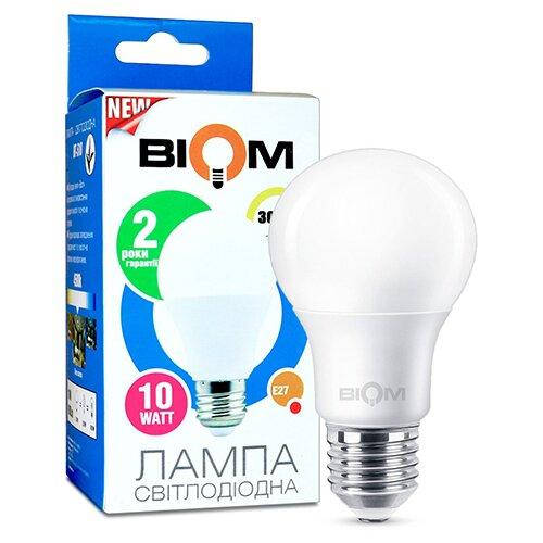 

Светодиодная лампа Biom BT-509 A60 10W E27 3000К матовая