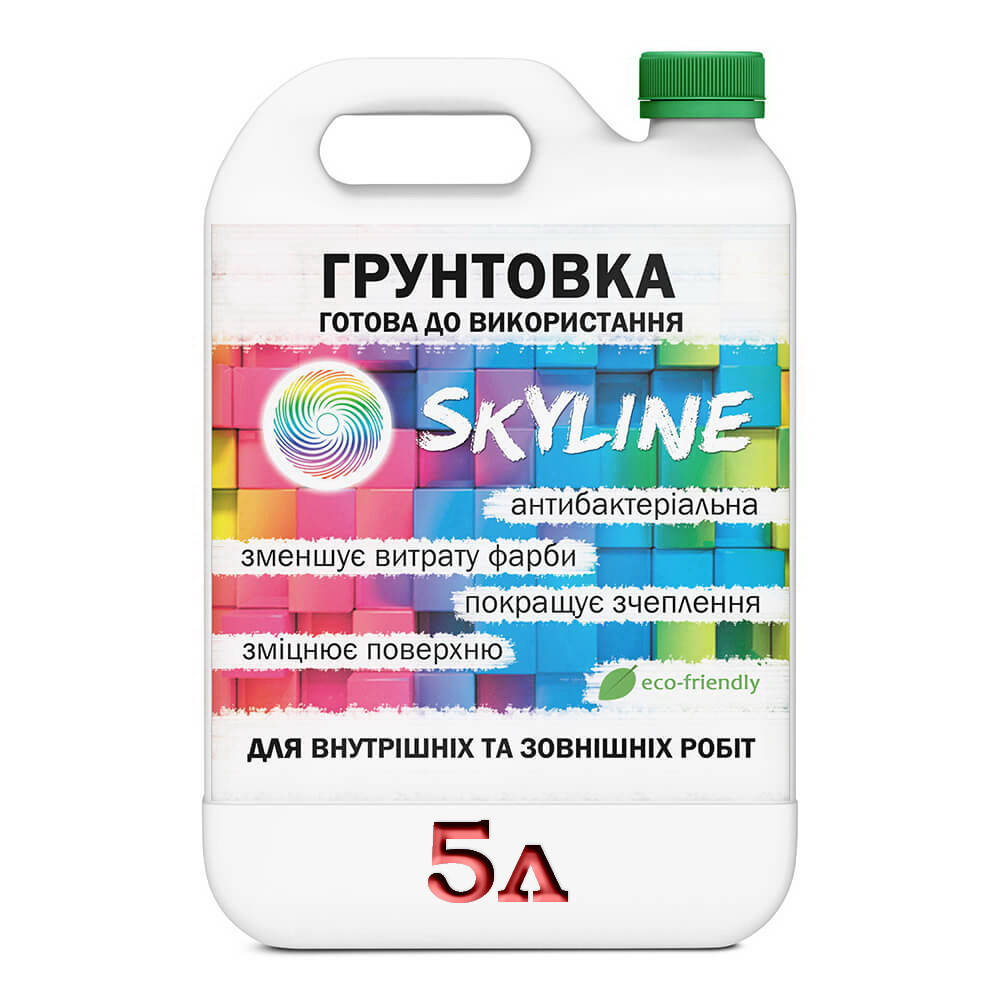 

Акриловая грунтовка SKYLINE глубокого проникновения, готовая к применению, 5 л