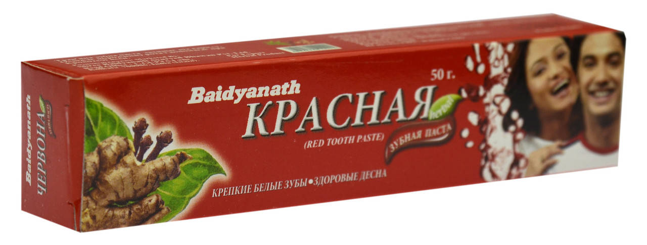 

Красная зубная паста, 50г, Baidyanath