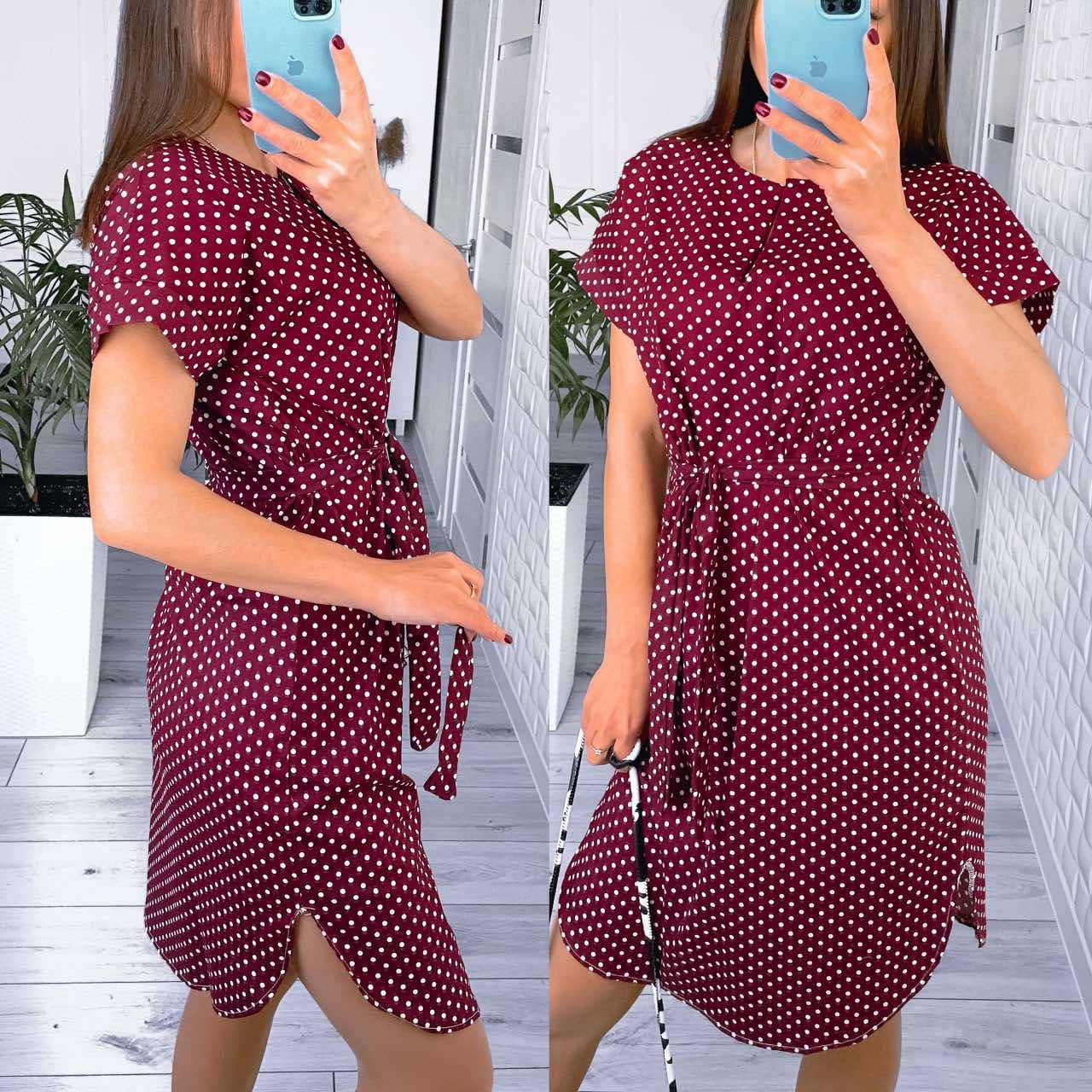 

Платье женское летнее в горошек, размеры M-2XL "LINDA" недорого от прямого поставщика