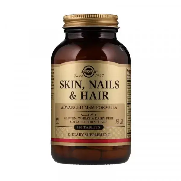 

Витамины для волос кожи и ногтей Solgar Skin Nails & Hair 120 tab