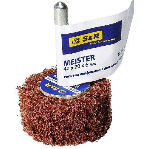 

Шлифовальная головка из нетканого материала S&R 40х20х6 80з 235426080