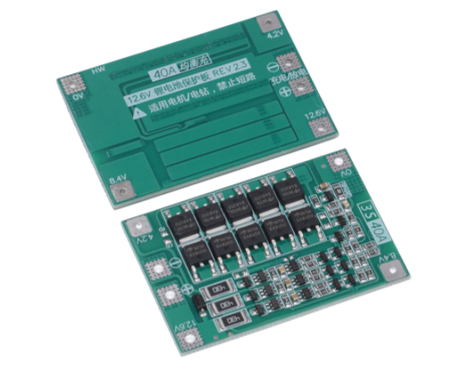 

Контроллер c балансировкой (плата защиты) Li-ion аккумуляторов BMS 3S 40A, плата контроллер заряда разряда