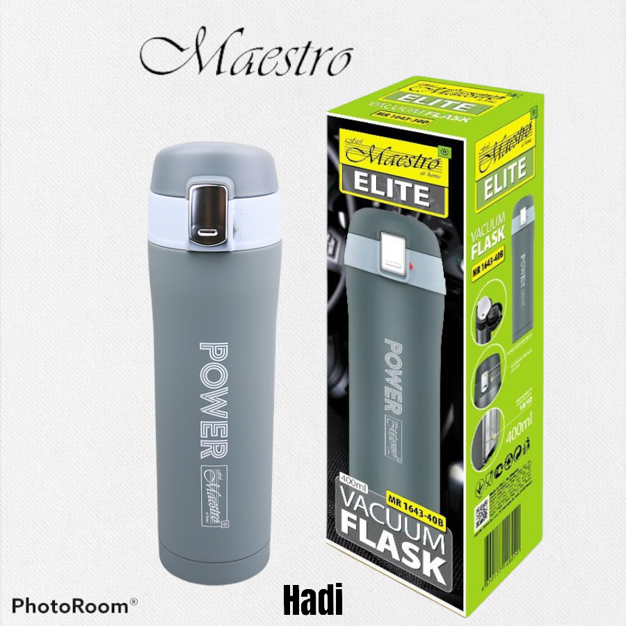 

Термокружка 400 мл Maesrto, Питьевая термокружка, Серый