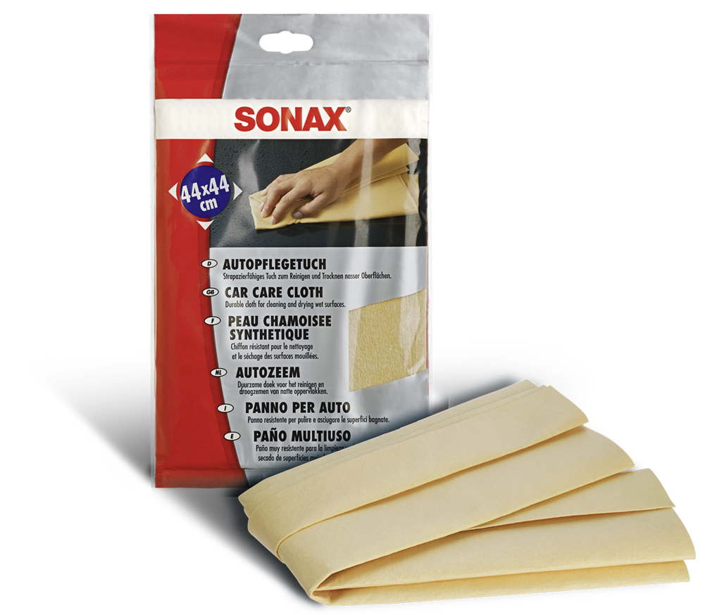 

Профессиональная синтетическая замша Sonax 419200 (Новая) 44х44 см.