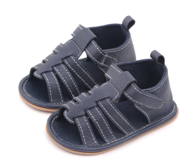 

Пинетки-босоножки для мальчика синие Ендрю 12, Синий