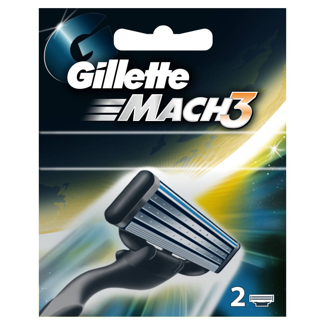 

Gillette Mach3 сменные кассеты (2 шт)