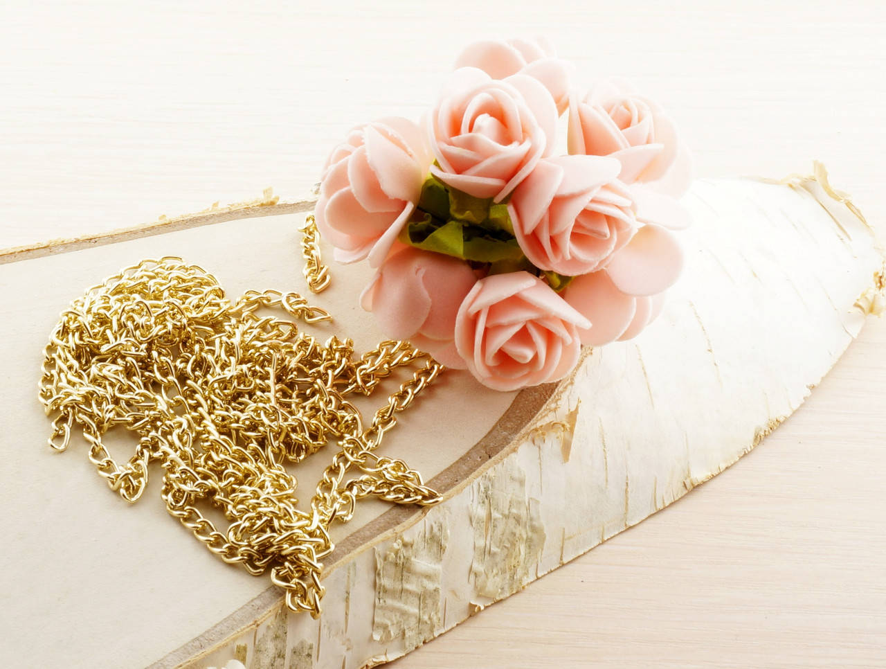 

Цепь метал золото (3 мм) - 1 метр