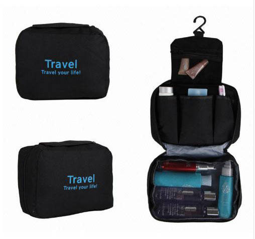 

Органайзер дорожный для косметики косметичка Mindo Travel your life Черный (biz_0004)