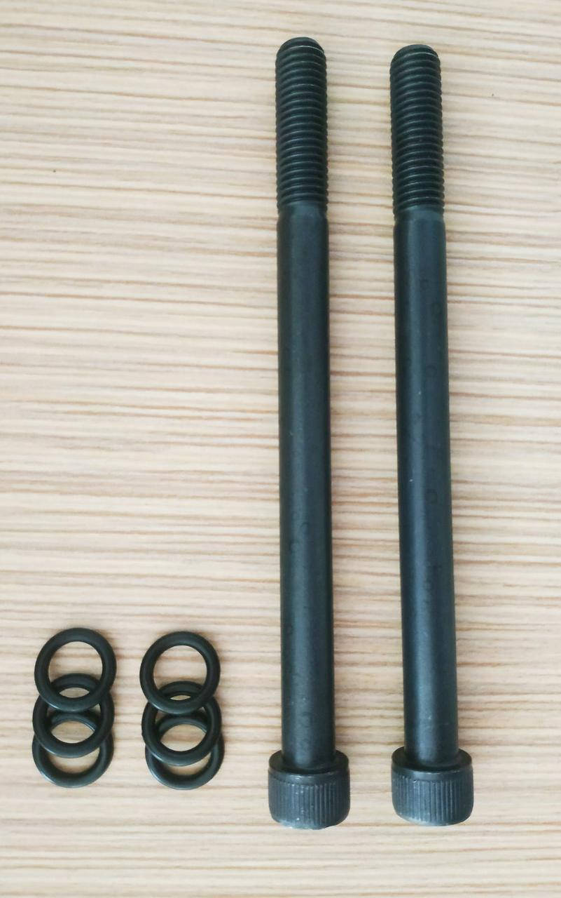 

Удлинение и смягчение работы переднего амортизатора Kugoo m4 pro и аналогов Минимальный комплект (только болты и демпферы)