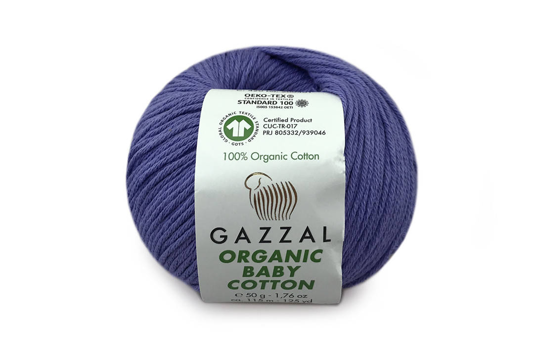 

Z Gazzal Organic Baby Cotton, Лаванда №428, Сиреневый