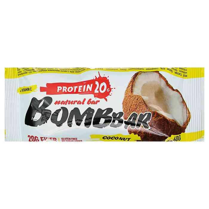 

Протеиновый батончик Bombbar КОКОС, 60 г