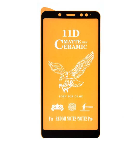

Захисна плівка Ceramic Matte Xiaomi Redmi Note 5 Full Glue black