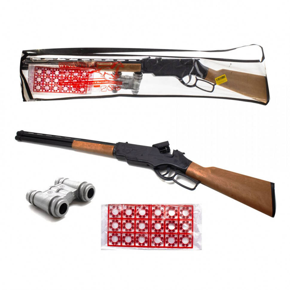 

Винтовка "Winchester" с пистонами и биноклем 248, World-of-Toys