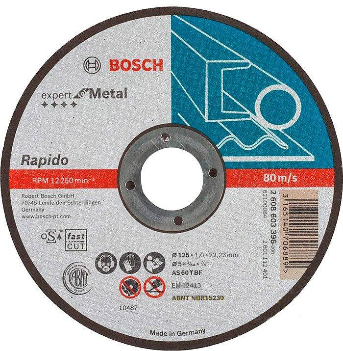 

Круг отрезной Bosch Expert for Metal Rapido 125 х 1,0 мм