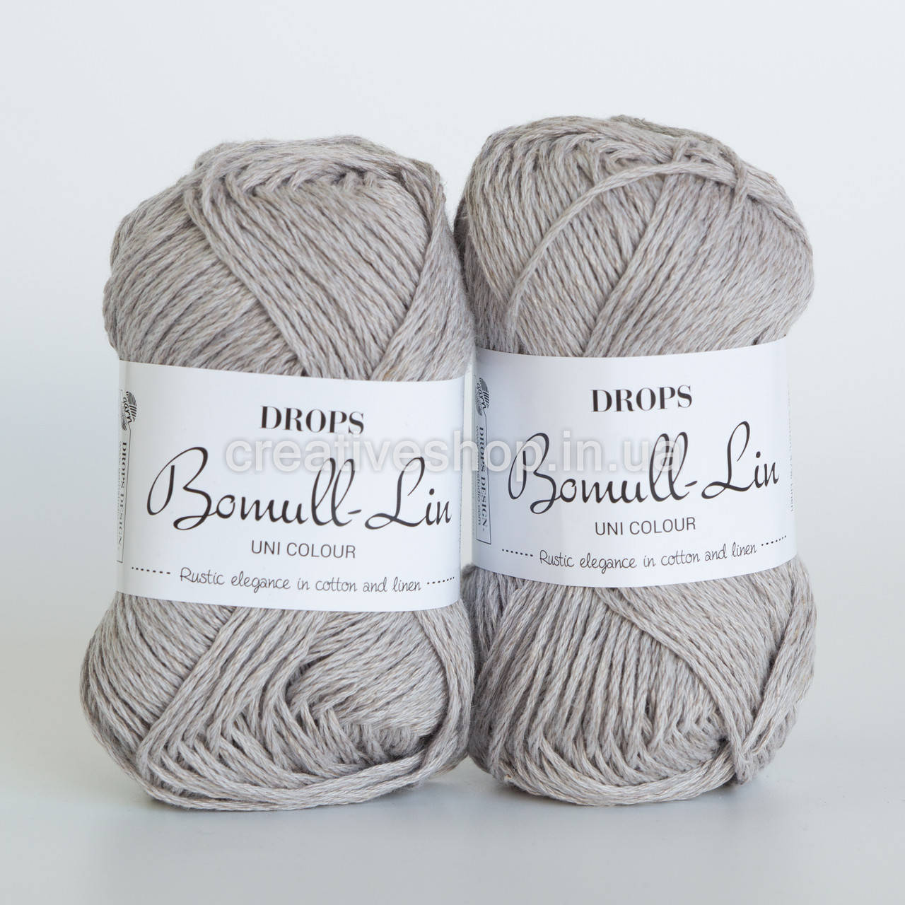 

Пряжа Drops Bomull-Lin (цвет 15 light grey)