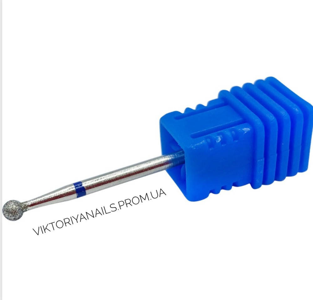 

Алмазная фреза (шар) В3, с синей насечкой. Диаметр 3мм