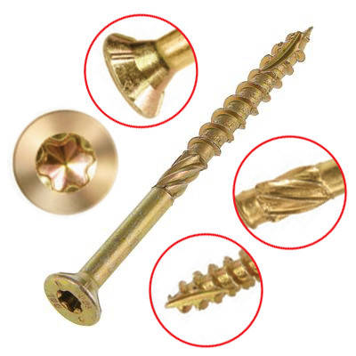 

Шуруп для дерева 5х60 конструкционный Wkret-met TORX SPAX потай п=200