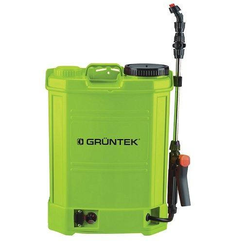 

Опрыскиватель аккумуляторный GRUNTEK BS-12-3BP,12л, Зелёный