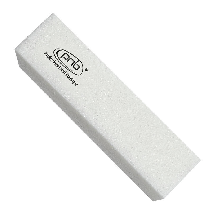 

Баф-брусок для ногтей PNB 180/180 White, прямоугольный