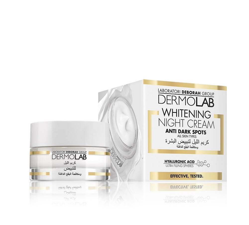 

Крем для лица ночной Deborah Milano Dermolab Whitening night cream, 008597, 50 мл