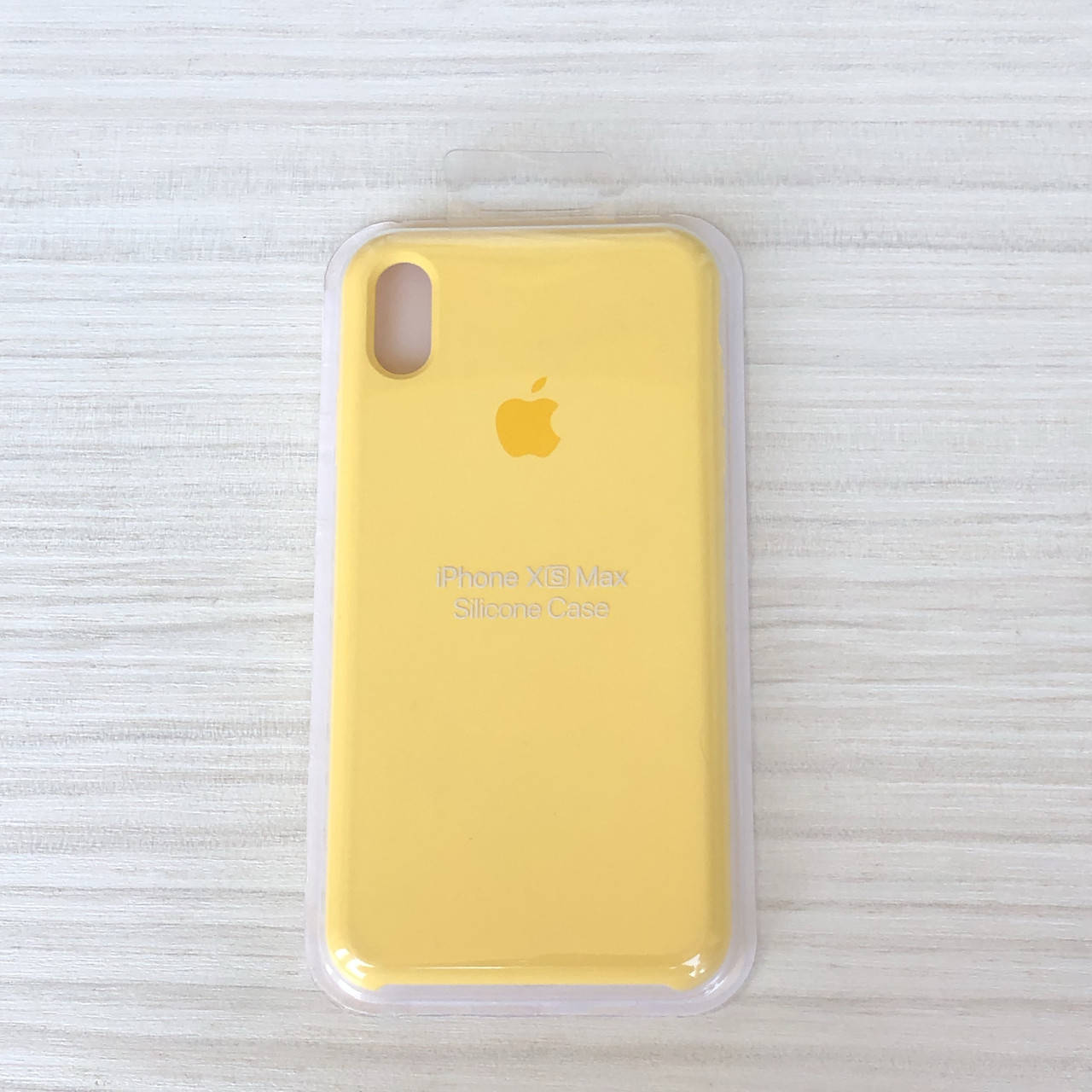 

Силиконовый чехол для iPhone Xs Max, желтый, silicone case yellow